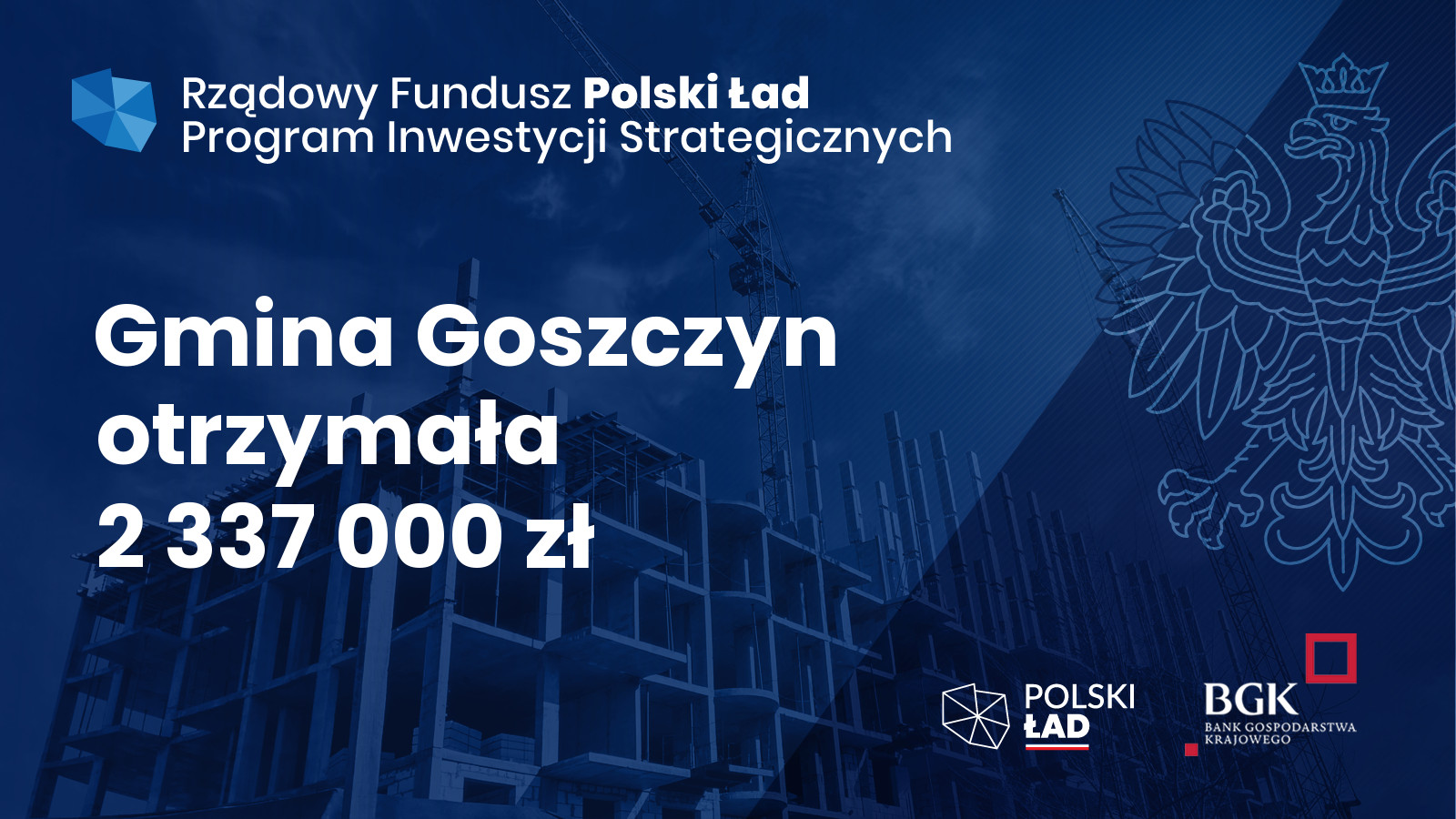 Ikona do artykułu: Gmina Goszczyn otrzymała ok 2,5 mln dotacji!